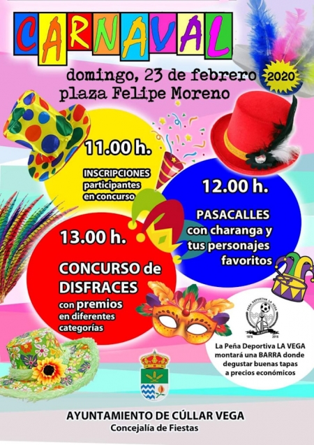 Cartel del Carnaval de Cúllar Vega (AYTO. CÚLLAR VEGA) 