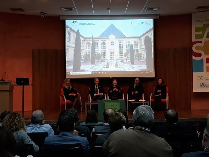 Imagen del acto celebrado en la Escuela Andaluza de Salud Pública (JUNTA DE ANDALUCÍA) 