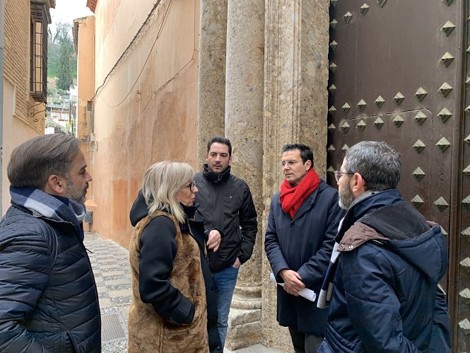 Miembros del PSOE han visitado la Casa Ágreda (PSOE)