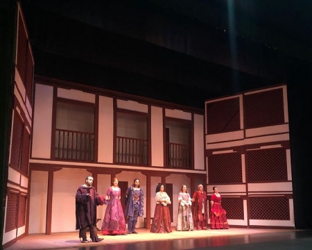 Imagen de la representación de `La Celestina` (AYTO. ALMUÑÉCAR)