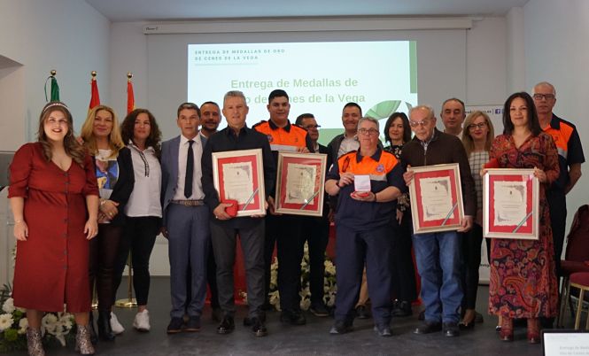 Galardonados con la medalla de oro de Cenes de la Vega (AYTO. CENES DE LA VEGA) 