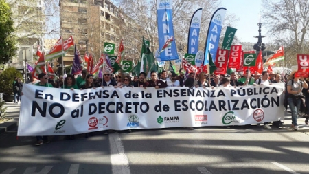 Concentración en defensa de la Enseñanza Pública (CCOO)