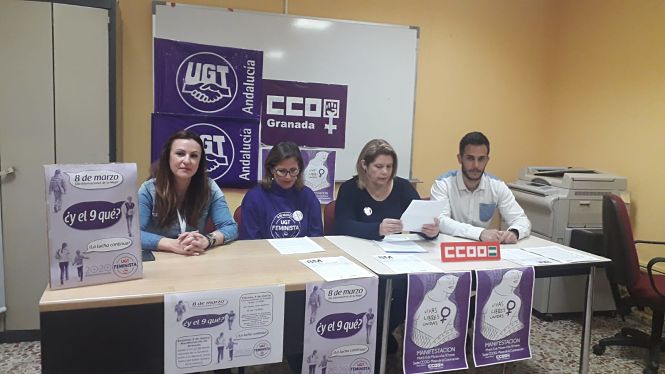 Rueda de prensa de UGT y CCOO (UGT)