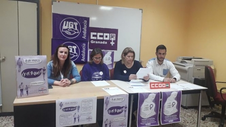 Rueda de prensa de UGT y CCOO (UGT)