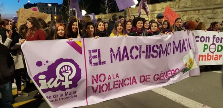 Manifestación por el Día Internacional de la Mujer (IU) 
