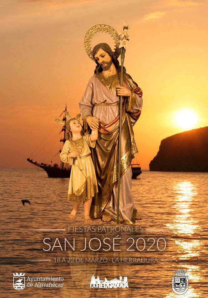 Cartel de las Fiestas Patronales de La Herradura (AYTO. ALMUÑÉCAR)