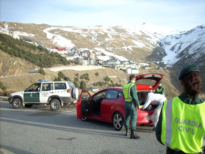 Imagen de un registro realizado en Sierra Nevada (GUARDIA CIVIL) 