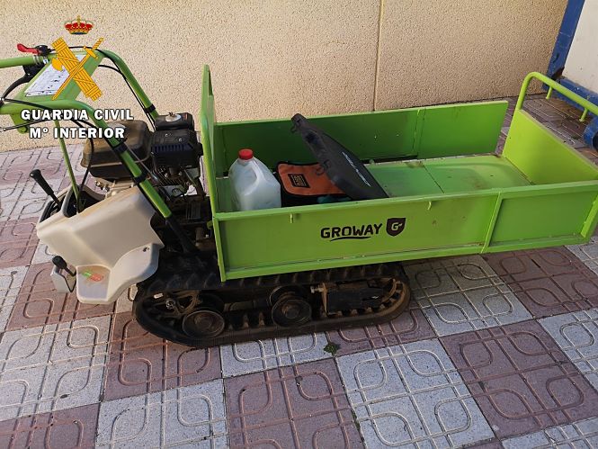 Imagen de la carretilla sustraida (GUARDIA CIVIL)