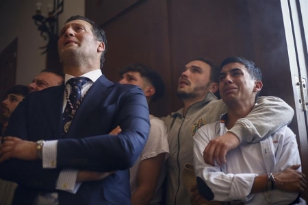 Procesión del Santísimo Cristo de la Lanzada y María Santísima de la CARIDAD (ÁLEX CÁMARA - EUROPA PRESS) 