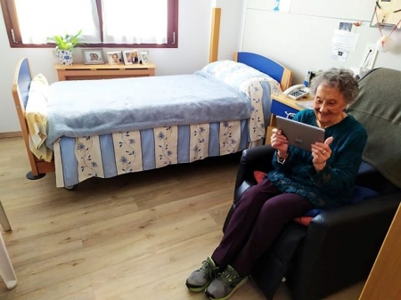 Usuaria de la residencia de San Juan de Dios en Granada (ORDEN DE SAN JUAN DE DIOS) 