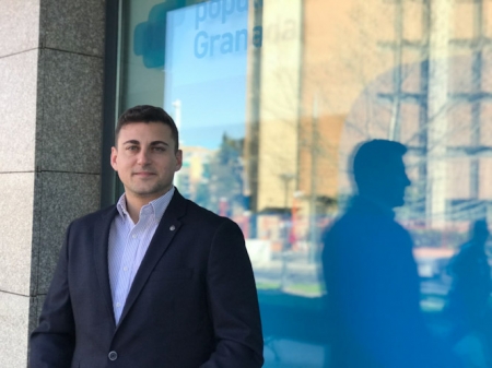 El parlamentario andaluz del PP, Rafael Caracuel (PP) 