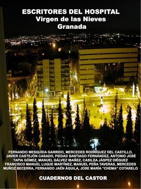 Cartel de la antología poética en el Hospital Virgen de las Nieves (JUNTA DE ANDALUCÍA) 