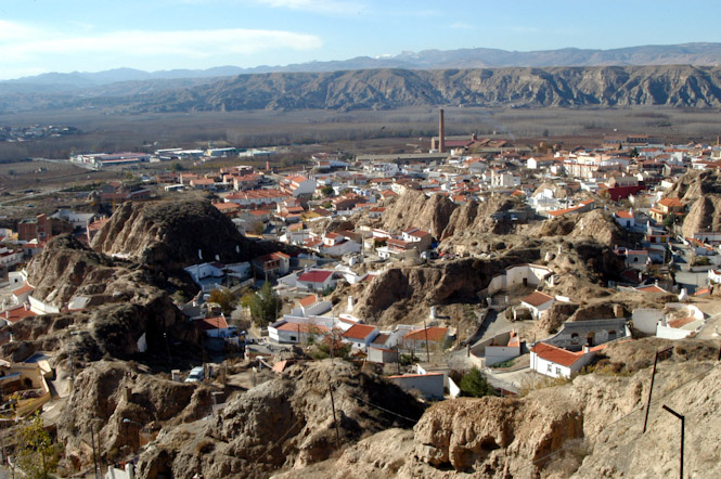 Vista panorámica de Benalúa de Guadix (DIPUTACIÓN) 
