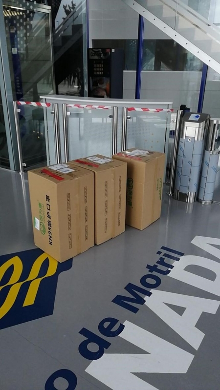 Puerto de Motril recibe nuevo material de protección para trabajadores (PUERTO DE MOTRIL) Puerto de Motril recibe nuevo material de protección para trabajadores (PUERTO DE MOTRIL)