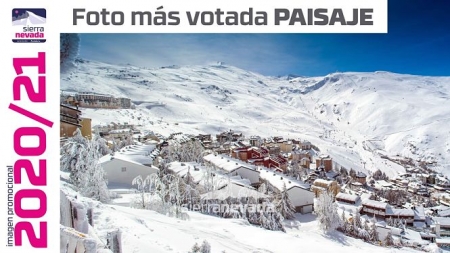 Una panorámica de Pradollano nevado ha, sido una de las fotos ganadoras (CETURSA) 