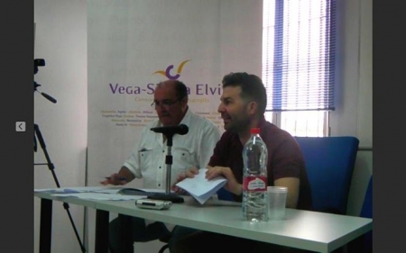 El alcalde de Maracena, Noel López en rueda de prensa (AYTO. MARACENA) 