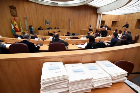 Pleno de Diputación en una imagen de archivo (J. GROSSO / DIPGRA) 
