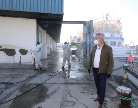 El presidente de la Autoridad Portuaria de Motril, José García Fuentes (PUERTO) 