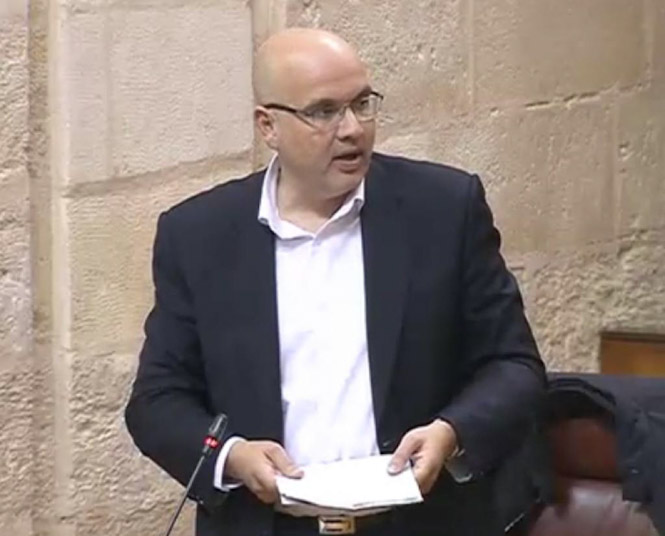 Raúl Fernández, parlamentario andaluz de CS (CIUDADANOS) 