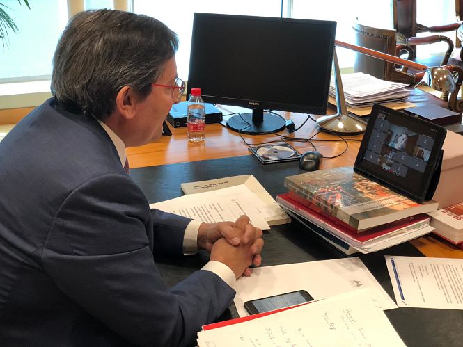 Comparecencia de José Entrena por videoconferencia (DIPUTACIÓN) 