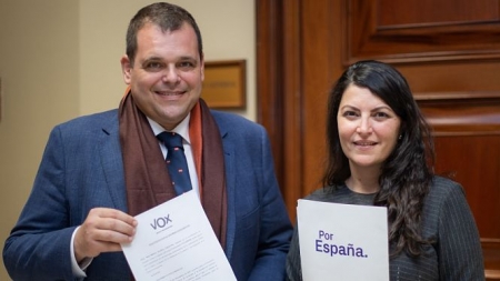 Macarena Olona y Onofre Miralles (VOX) 