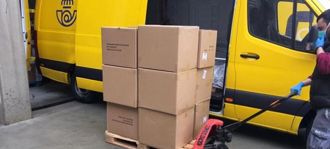 Correos se está encargando del reparto de mascarillas (SUBDELEGACIÓN) 