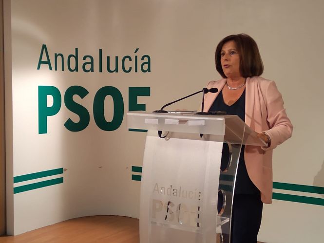 La parlamentaria andaluza del PSOE María José Sánchez Rubio, en imagen de archivo (PSOE) 
