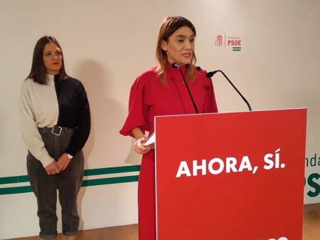 Olga Manzano en rueda de prensa (PSOE) Olga Manzano en rueda de prensa (PSOE)