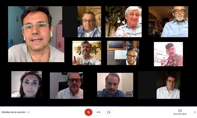 Reuniónn telemática con comerciantes (PSOE)