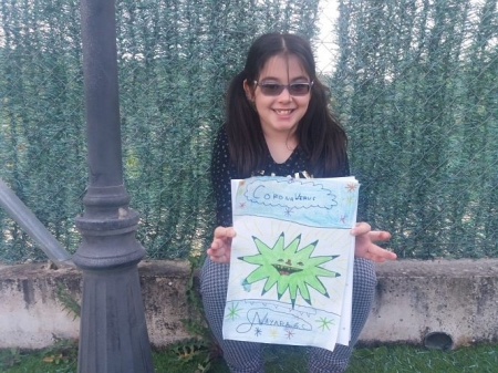 Una niña con discapacidad visual relata en un cuento la pandemia desde 2070 (ONCE) 