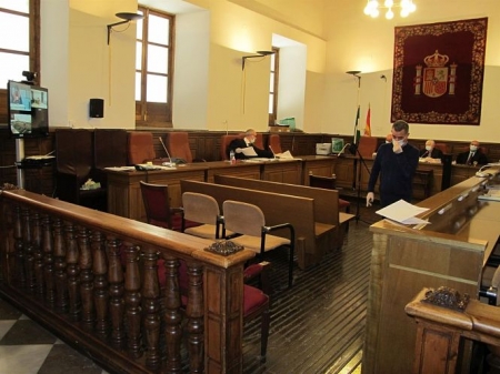 Primer juicio por multivideoconferencia en la Audiencia de Granada (TSJA)