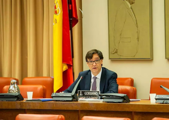 El ministro de Sanidad, Salvador Illa (CONGRESO DE LOS DIPUTADOS)