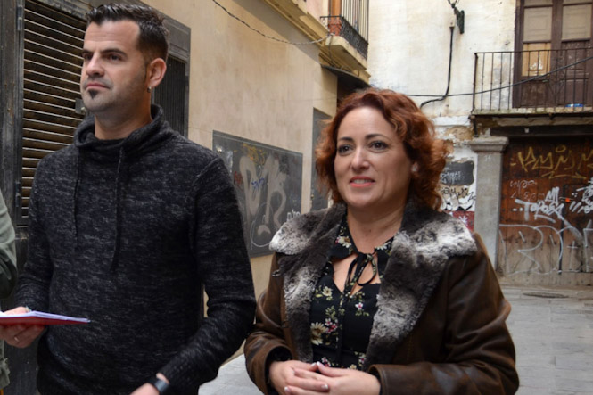 Chus Fernández y Mari Carmen Pérez (ADELANTE) 