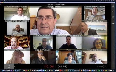 Reunión telemática con el sector de la Construcción (DIPUTACIÓN) 