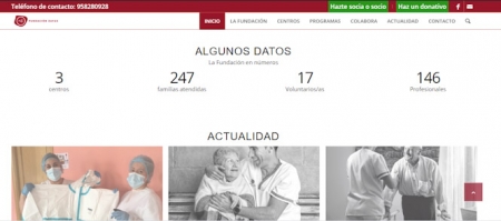Imagen de la nueva web de la Fundación Zayas (FUNDACIÓN ZAYAS) 