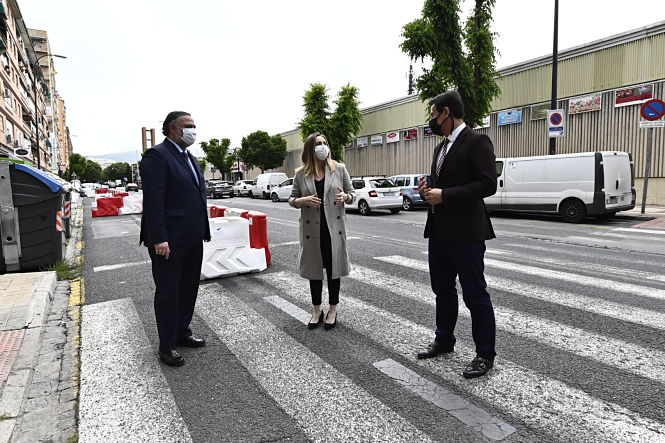 Inicio de las obras del eje Arabial-Palencia (JUNTA) 