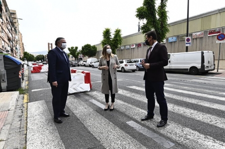 Inicio de las obras del eje Arabial-Palencia (JUNTA) 