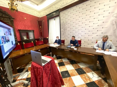 Rueda de prensa telemática de Manuel Olivares, César Díaz y Francisco Fuentes (AYUNTAMIENTO) 