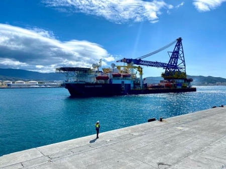 El barco Saipem 3000 (PUERTO) El barco Saipem 3000 (PUERTO)