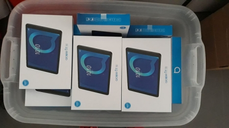 Tablets entregadas a los alumnos (AYTO. BAZA) 