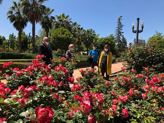 Eva Martín ha visitado el Parque García Lorca (AYUNTAMIENTO GRANADA) 