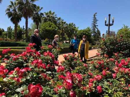 Eva Martín ha visitado el Parque García Lorca (AYUNTAMIENTO GRANADA) 