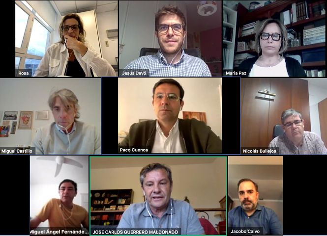 Reunión telemática con el colegio de Aparejadores (PSOE) 