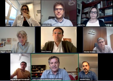 Reunión telemática con el colegio de Aparejadores (PSOE) 