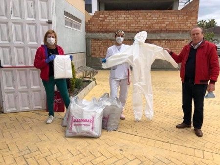 Uno de los trajes integrales realizados (AYTO. VEGAS DEL GENIL) 