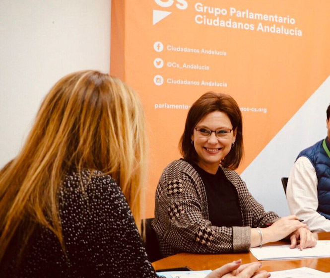 Mar Sánchez, parlamentaria Andaluza de Ciudadanos (CS) 