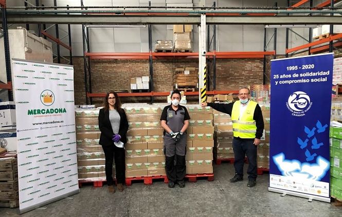 Entrega de Mercadona al Banco de Alimentos de Granada (MERCADONA) 