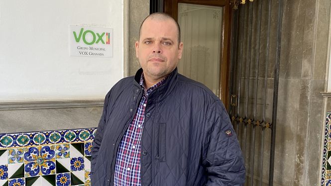 Onofre Miralles, portavoz de VOX en el Ayuntamiento de Granada (VOX)