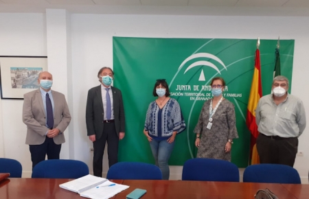 Foto de familia tras la reunión (CSIF) 