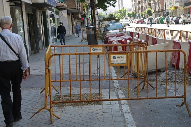 Obras del eje Arabial-Palencia - PODEMOS-IU